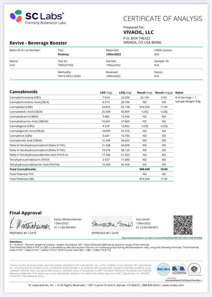 CBD Revive Beverage Booster image 3