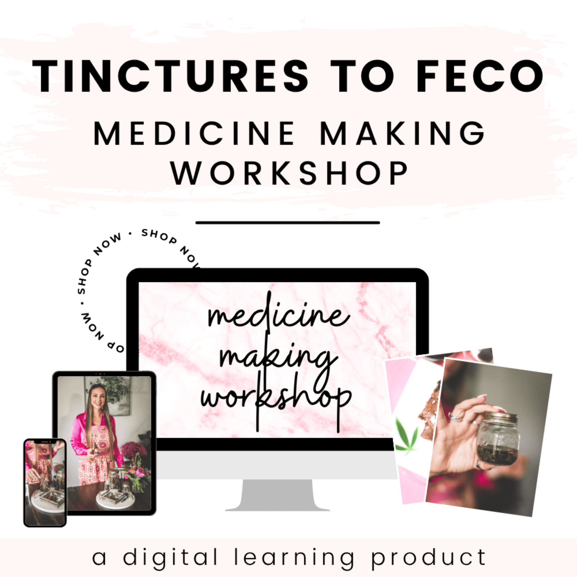 Tinctures to FECO: Medicine - Making Workshop - Shop with Emily Kyle