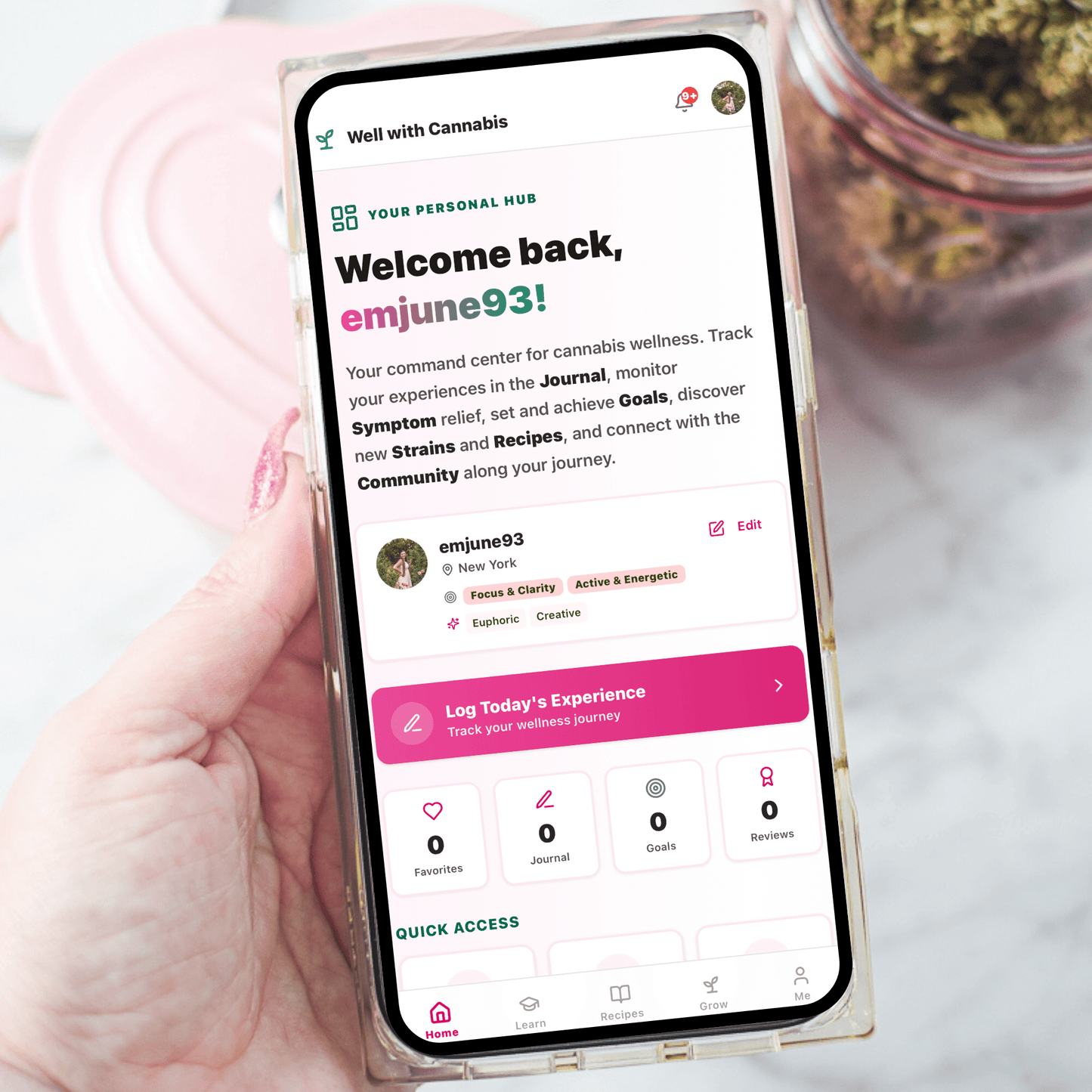 Well With Cannabis App - Shop with Emily Kyle