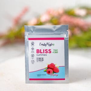 A picture of Emily Kyle's Bliss Gummies.