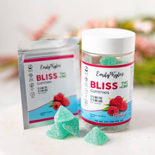 A picture of Emily Kyle's Bliss Gummies.