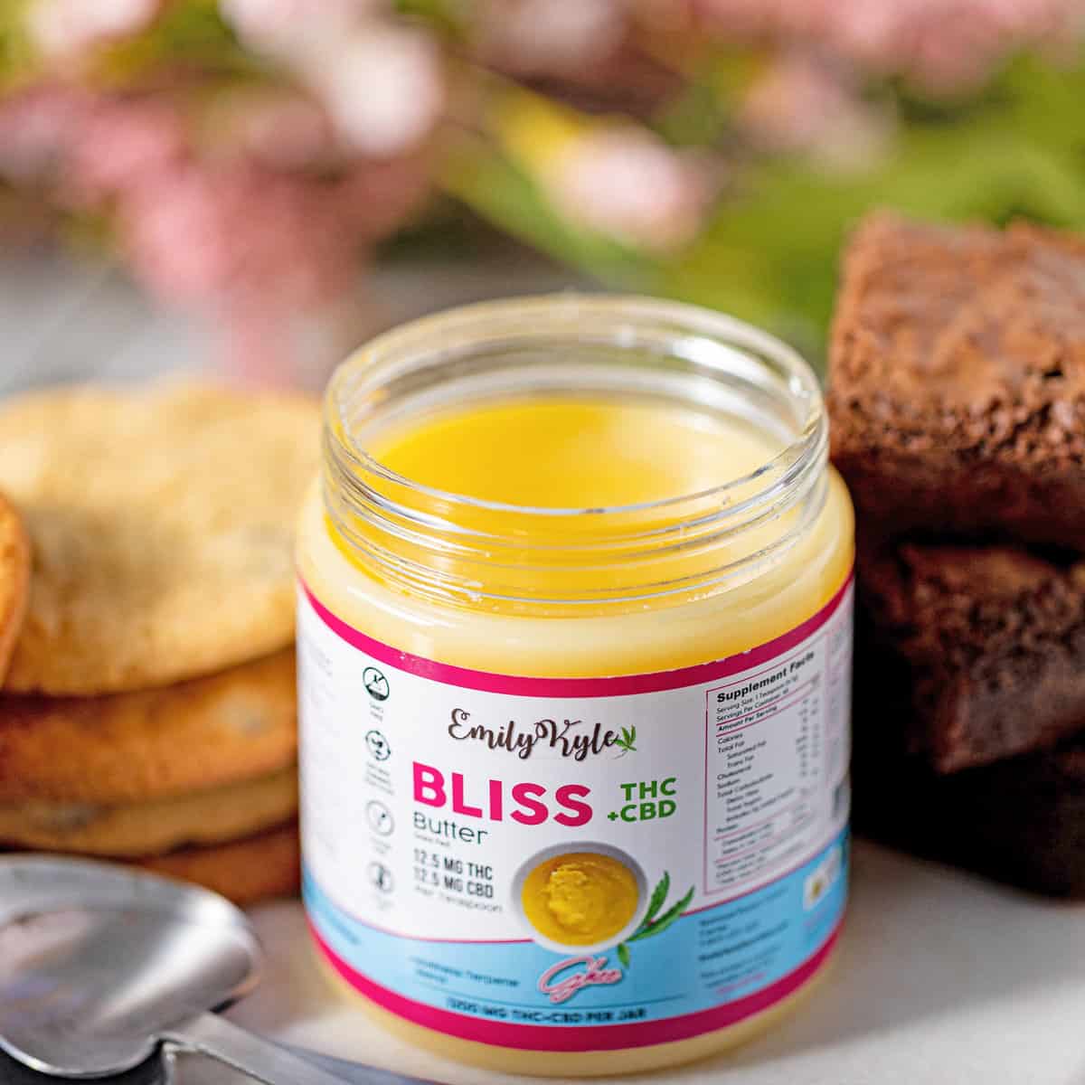 A picture of Emily Kyles Bliss Cannabutter for sale.