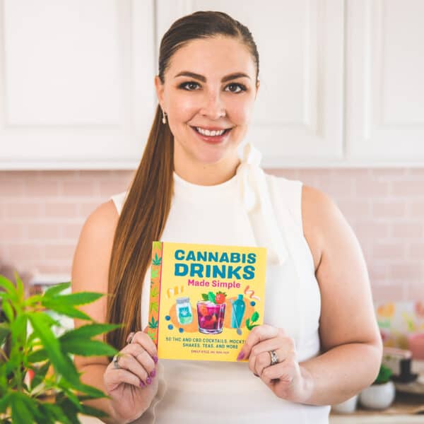 A picture of Emily Kyles cookbook cannabis drinks made simple.