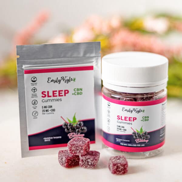 A picture of Emily Kyles CBN Sleep Gummies.