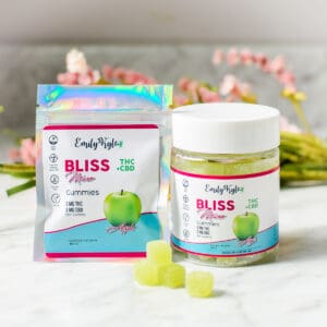 A picture of Emily Kyle's Bliss Micro Gummies.