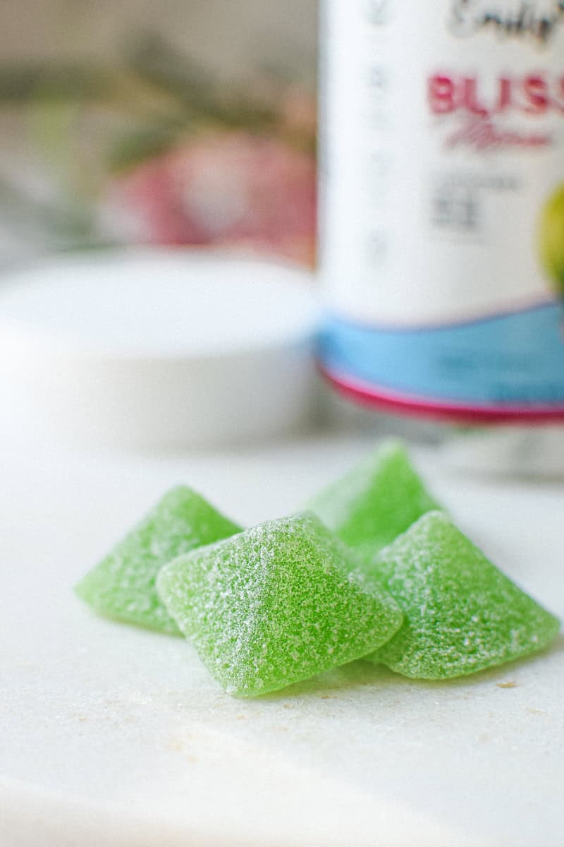 A picture of Emily Kyle's Bliss Micro Gummies.