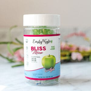 A picture of Emily Kyle's Bliss Micro Gummies.